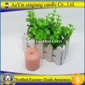 wholesale scented white warm pillar candles for decor